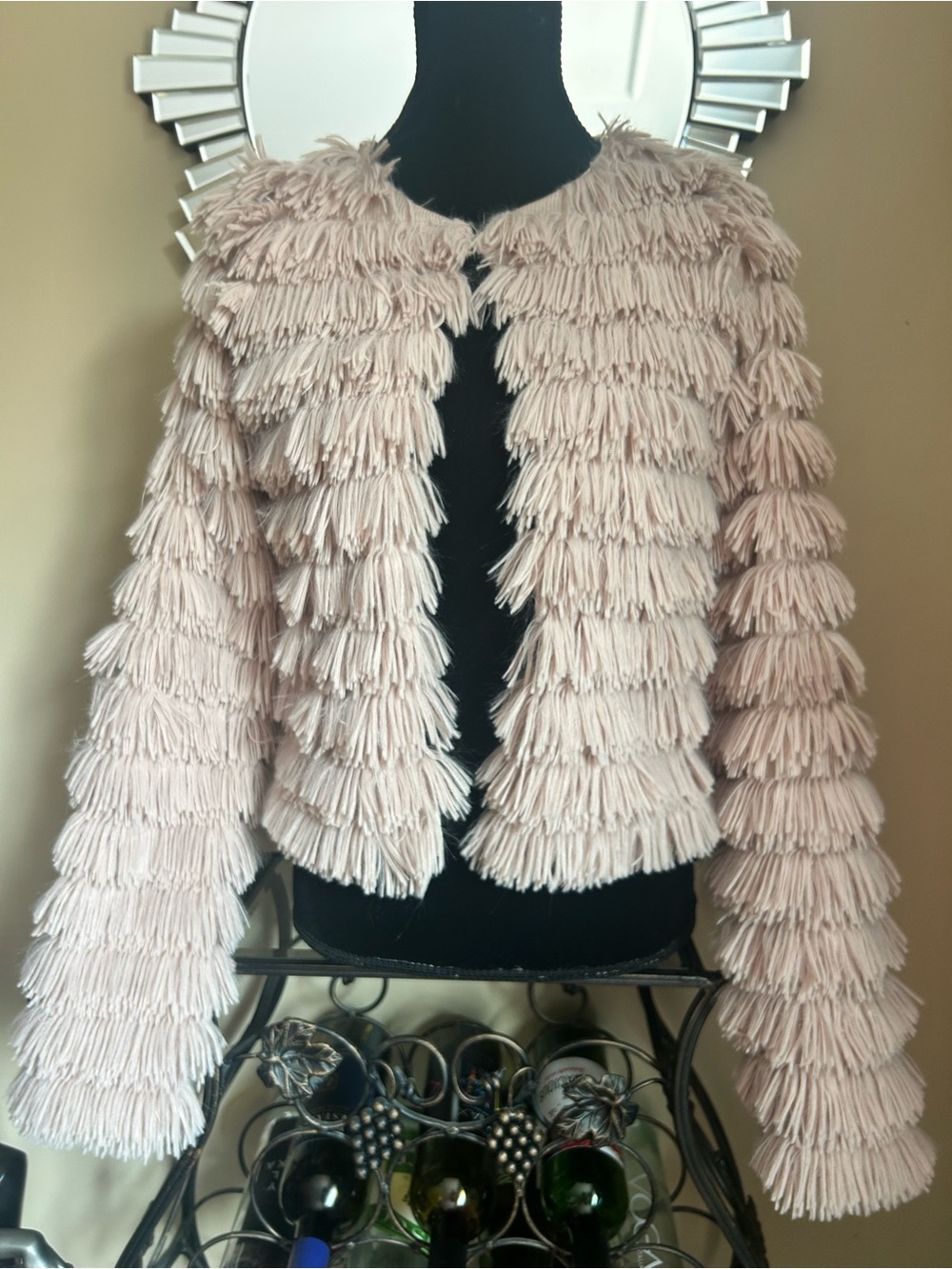 Fantastic Fawn Fringe Teddy Jacket